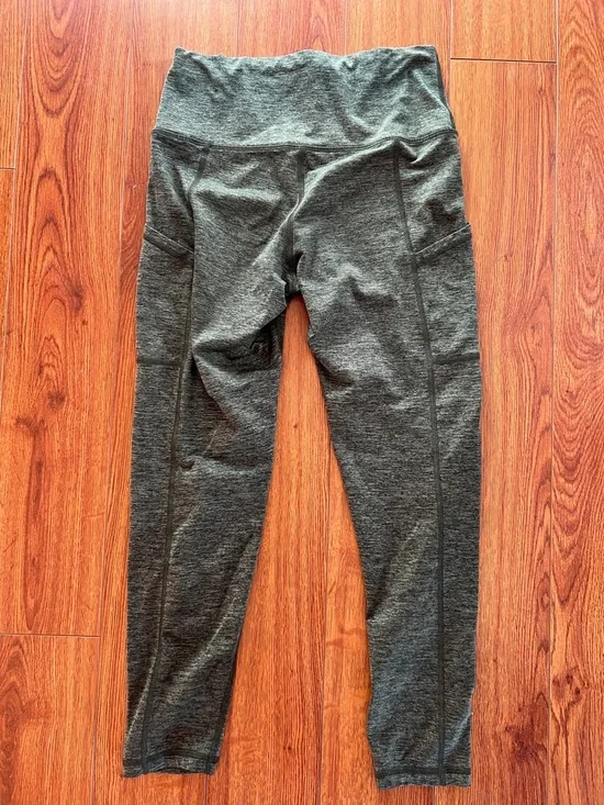 Aerie Green High-Waist Active Leggings - Picture 4 of 5